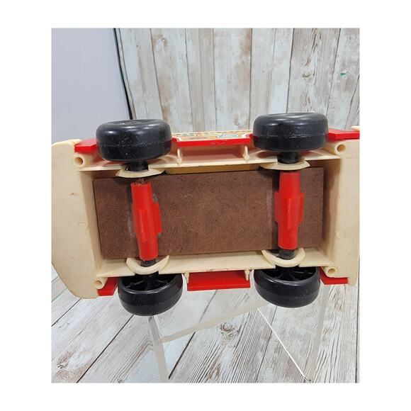 Vintage Fisher Price Little People Mini Bus & 5 Little People - Picture 6 of 6